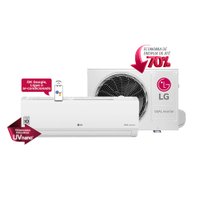 Ar Condicionado Split Hi Wall Inverter LG Dual Voice UVnano 9000 BTU/h Quente e Frio S4NW09AA3XA.EB2GAMZ - 220 Volts