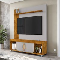 Estante para TV Até 65 Polegadas Maragogi 2 Portas Naturalle/Off White - Móveis Bechara
