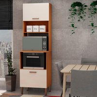 Torre Quente Kit Forno E Micro Freijo White Laca Brilho
