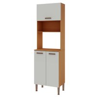Torre Quente Kit forno Freijó White Laca Brilho