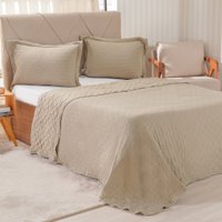 Kit Colcha Queen Santorini New 240x260cm Linho