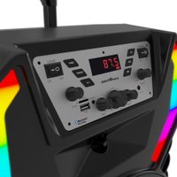 Caixa Acústica Britânia Flash Lights Woofer 15 Preta BCX12500 - Bivolt