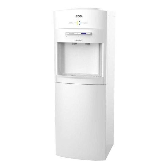 Bebedouro de Coluna para Garrafão Compacto EOS Mineralle Compressor Branco EBC05BC