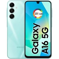 Smartphone Samsung Galaxy A16 5G 256GB - Verde Claro, RAM 8GB, Tela 6.7", Câmera Tripla 50MP + Selfie 13MP