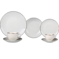 Xícara de Chá em Porcelana Legacy Silver 220ml L’Hermitage Branca