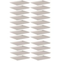 24 Bandejas Servir Restaurante 27x22cm Ou Fast Food Lanchonete Hotel Buffet Self Service