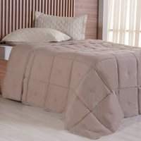 Edredom Casal Toque de Plumas 260 Fios New 180x220cm Cogumelo