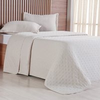 Kit Colcha Queen Miraggio New Soft 240x260cm Amendoa