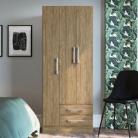 Guarda-Roupa Solteiro 3 Portas 2 Gavetas Rp1320 Wood - Decibal