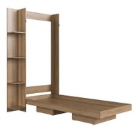 Cama Solteiro Articulavel Vertical  Estante 80 Vancouver Mel