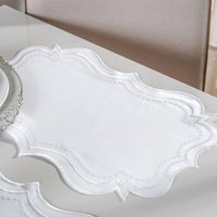 Jogo Americano Bordare 2 Pçs Bordado 35x50cm Branco