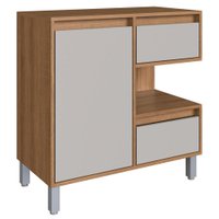 Gabinete Suspenso 1 Porta e 2 Gavetas 80 cm BL2001 Mell Arenas FAEM