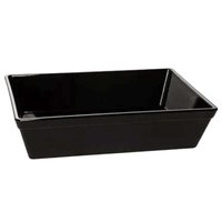 Kit 5 Travessas Retangulares 3L Pretas Grandes Coza Bandejas para Servir Mesa Saladas Sobremesas