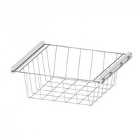 Gaveta Aramada Fruteira Casualle 28x31cm Cromada P/ Armário Com Corrediça Plástica Dimec