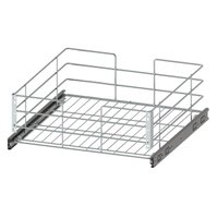 Gaveta Aramada com 47cm Cromada Corrediças Deslizante Fruteira Armário Embutida Cozinha Dimec