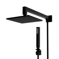 Chuveiro Lorenzetti Loren Quadra 1934 B16 de Parede com Desviador Black 7048688