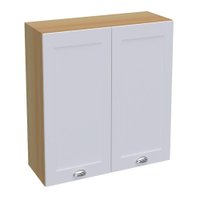 Armario Aereo 2 Portas 80 cm CD681 Branco Dtall