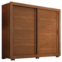 Guarda Roupas Casal Com 2 Portas de Correr 4 Gavetas Titanium Zanzini