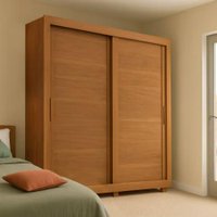 Guarda Roupas Casal Com 2 Portas de Correr 4 Gavetas Titanium Zanzini