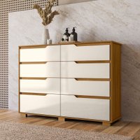 Cômoda Moval Georgia Com 8 Gavetas