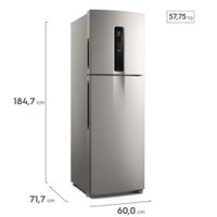 Refrigerador Electrolux Inverter IF46S Inox 410L