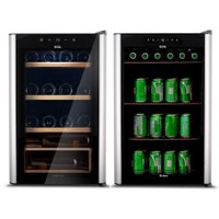 Kit EOS Beer & Wine: Cervejeira 76L ECE80 220V + Adega Climatizada 22 Garrafas EAC24IM 220V