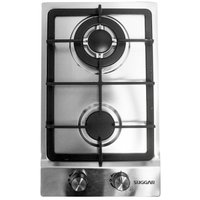 Cooktop a Gás Suggar 2Q Ferro Fundido Inox Bivolt FG2002IX