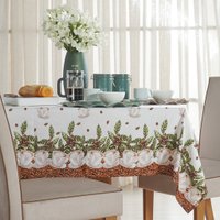 Toalha de Mesa Facile Repelente à Água 140x250cm Coffe