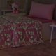 Manta TV Candy Brilha no Escuro 127x152cm Coração Rosa