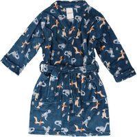 Roupão Microfibra Kids Infantil Antialérgico Porto Franco Mundo dos Dinos - 4 a 6