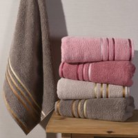 Toalha de Banhão Yasmin Super Macia Algodão 80x150 Cacau