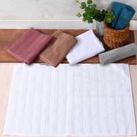 Toalha de Piso Premium Super Macia 100% Algodão 50x70 Branco