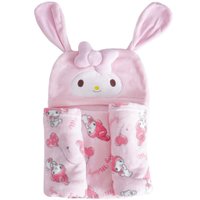 Manta com Capuz Coral Fleece Turma da Hello Kitty 75x90cm My Melody