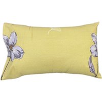 Jogo de Fronha Microfibra Estampada 47x70cm Amarelo