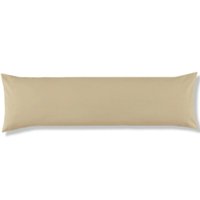 Fronha para Travesseiro Body Pillow com Zíper 40x140cm Avelã