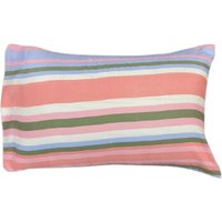 Jogo de Fronha Microfibra Estampada 47x70cm Rosa Listras