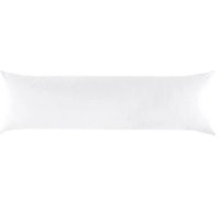 Fronha para Travesseiro Body Pillow com Zíper 40x140cm Branco