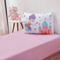 Jogo de Cama Kids Solteiro Infantil Malha 88x188x25cm Fada