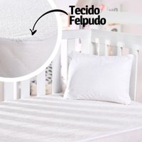 Protetor de Travesseiro Berço Impermeável Felpudo 30x40cm