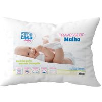 Travesseiro de Malha Baby 100% Algodão 40x30cm Branco