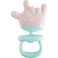 Mordedor Mãozinha de Silicone para Bebê 12x7,5cm Verde