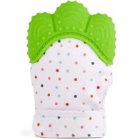 Mordedor Luvinha para Bebê Silicone e Poliéster Verde
