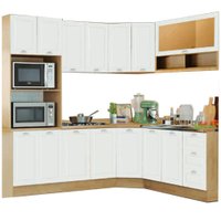 Cozinha Modulada 9 Pecas 225X195 cm DENV Branco Rivera Dtall
