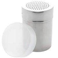 Kit 5 Saleiros de Mesa Porta Temperos Inox Tampa Dosadora Pimenteiros Prime Lyor