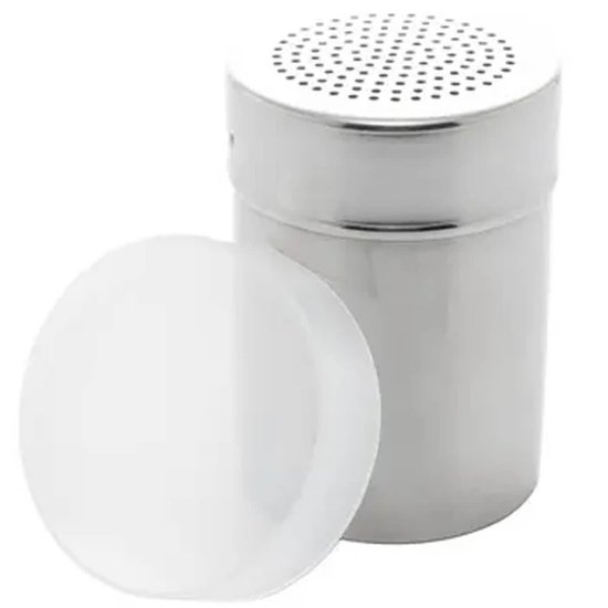 Kit 5 Saleiros de Mesa Porta Temperos Inox Tampa Dosadora Pimenteiros Prime Lyor