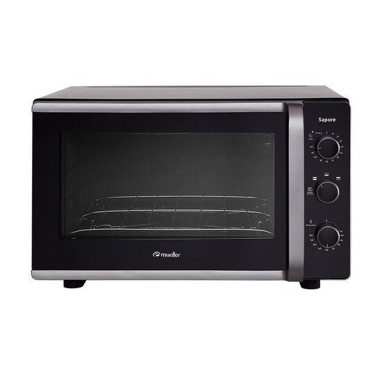 Forno Elétrico Mueller 44 Litros Preto Sapore - 220 Volts