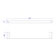 Toalheiro Barra 60cm Deca Versa 2040.C31.060 Cromado CROMADO 2040.C31.060