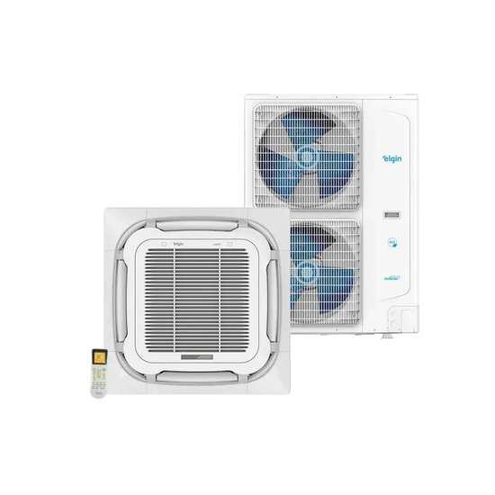 Ar Condicionado Split Cassete 4 Vias Inverter Elgin Plus 58000 BTU/h Frio Monofásico 45KDFI60C2NA - 220 Volts