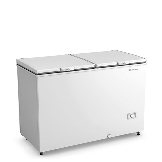 Freezer Horizontal Metalfrio 2 Tampa 417Litros Inverter Dupla Ação