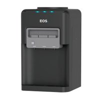 Bebedouro de Mesa para Garrafão EOS Mineralle Eletrônico Água Quente, Fria e Natural Preto EBE06QP 110V
